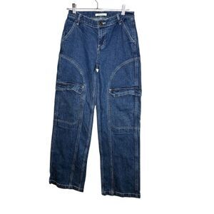 PACSUN 90's Baggy Skate Jeans Women’s Size 24 Blue Medium Wash